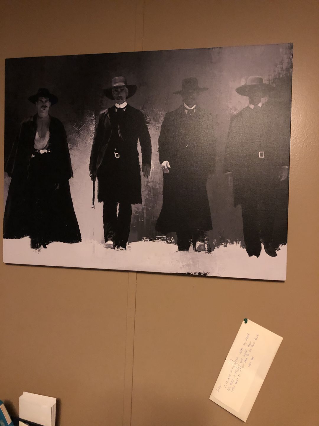 Customer photo review of Tombstone Wall Art