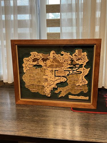 Customer photo review of KOHOLINT ISLAND 3D MAP