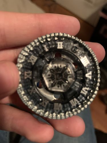 Customer photo review of Takara Tomy Basalt Horogium Beyblade BB-104 (Twisted Tempo 145WD) Metal Masters - With Launcher