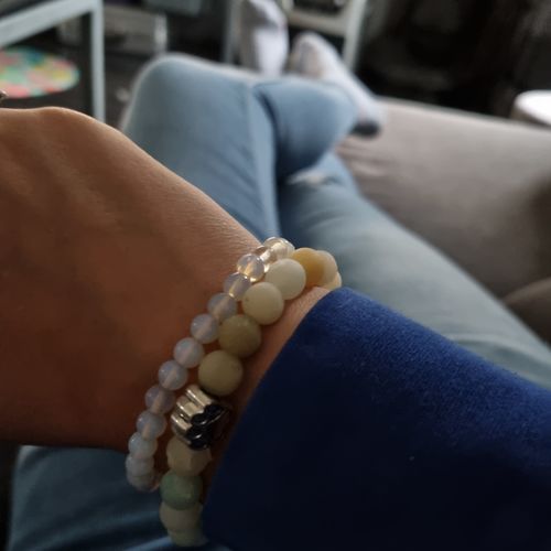 Customer photo review of "Polar Bear" Tracking bracelet