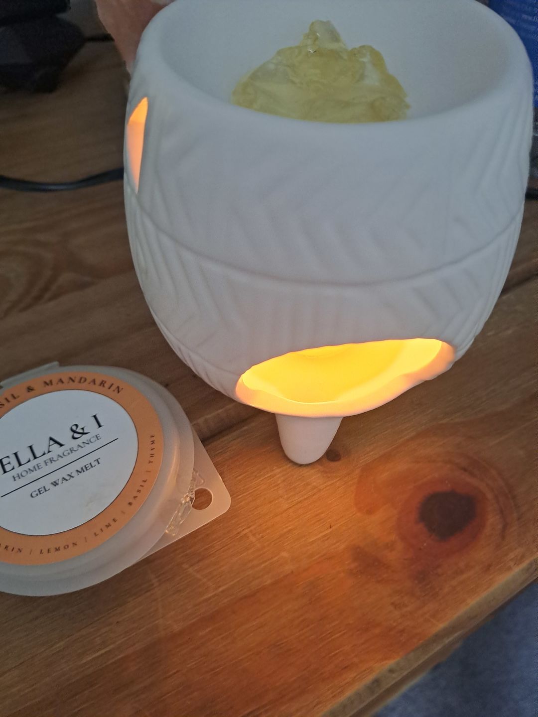Customer photo review of Lime, Basil & Mandarin Gel Melt