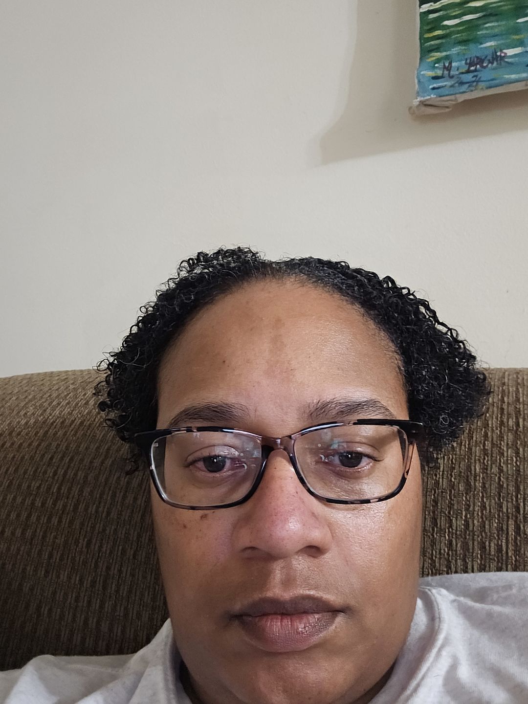 Customer photo review of Wash and Go System with Heavy Hold for Curly Hair