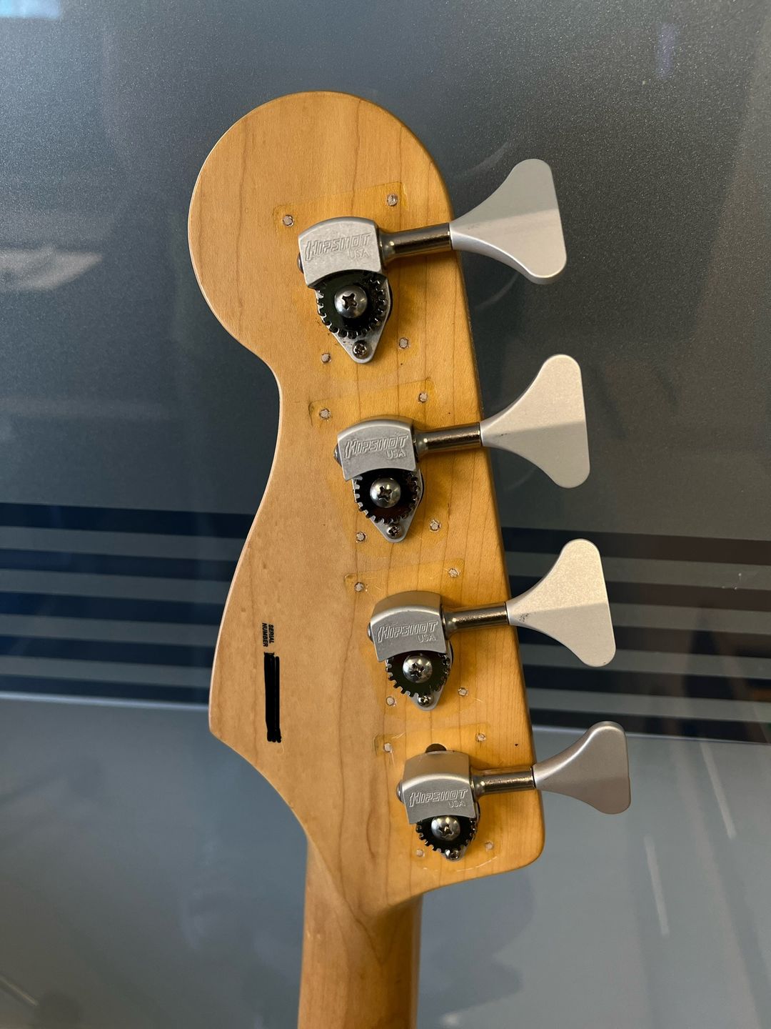 Customer photo review of USA Ultralite® Bass Tuning Machine 1/2"