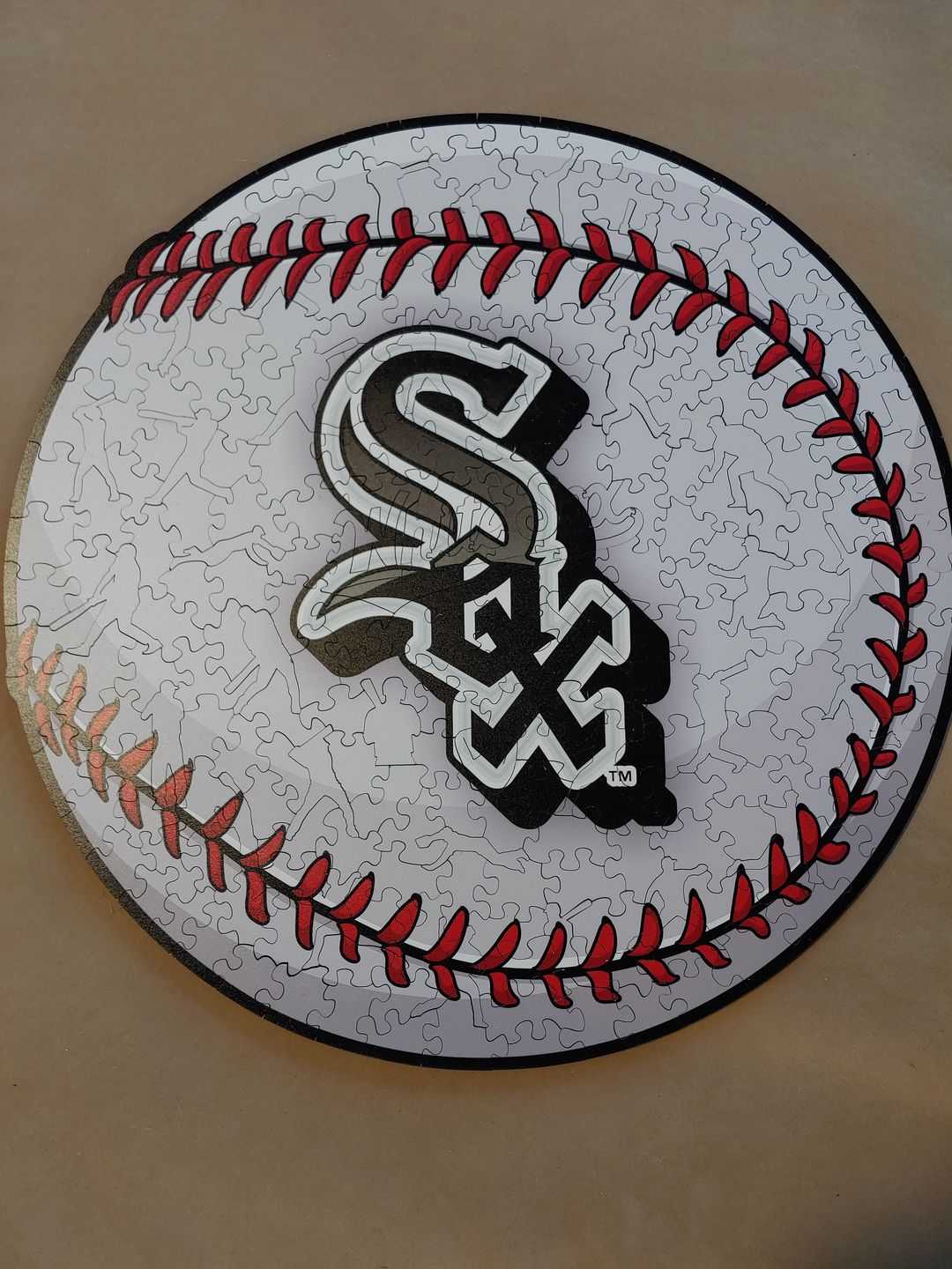 Customer photo review of Chicago White Sox® - Official Wooden Puzzle
