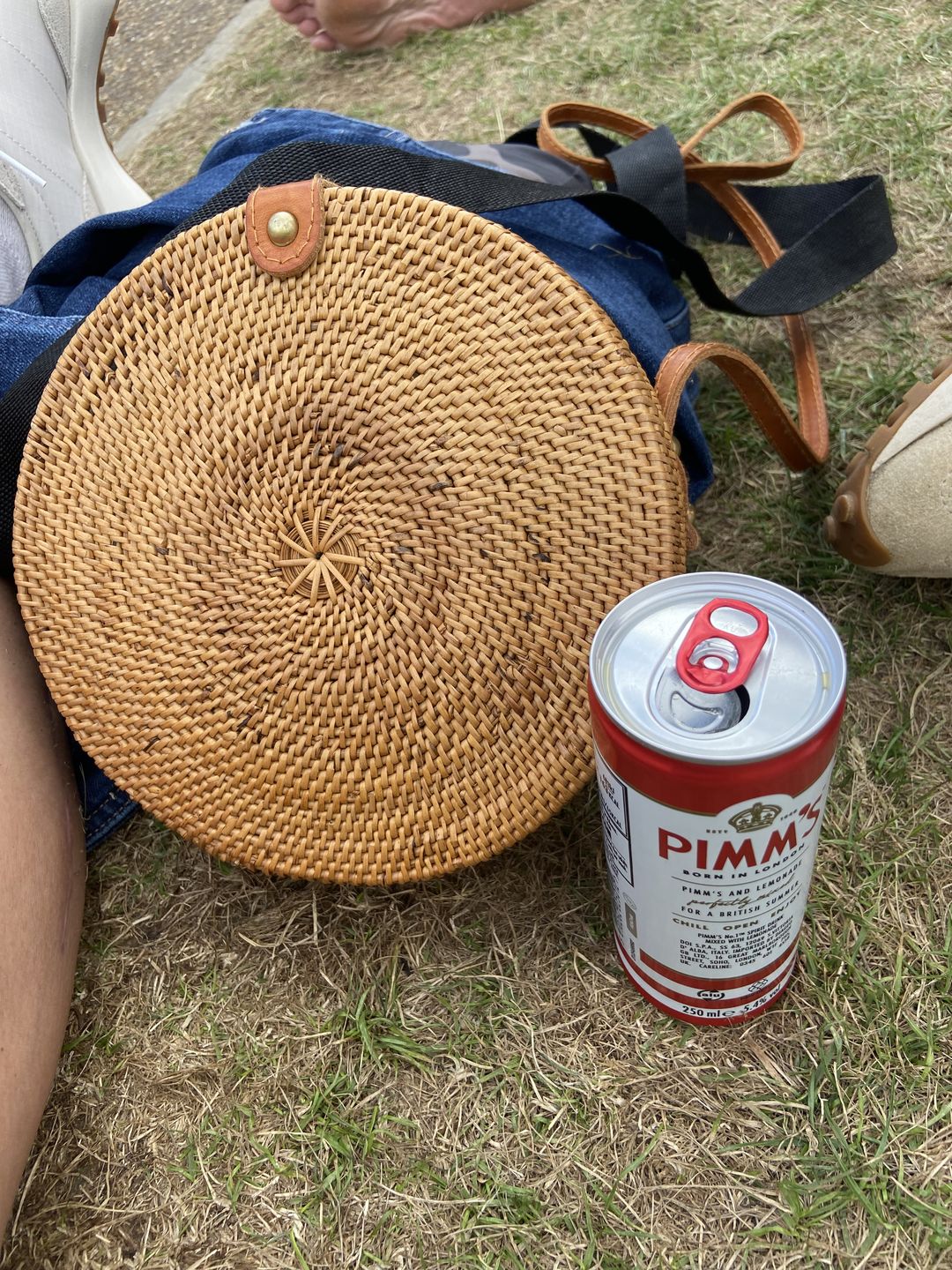 Customer photo review of Palermo Round Basket Bag