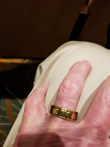 Customer photo review of Band 2.0 Ring (Gold)