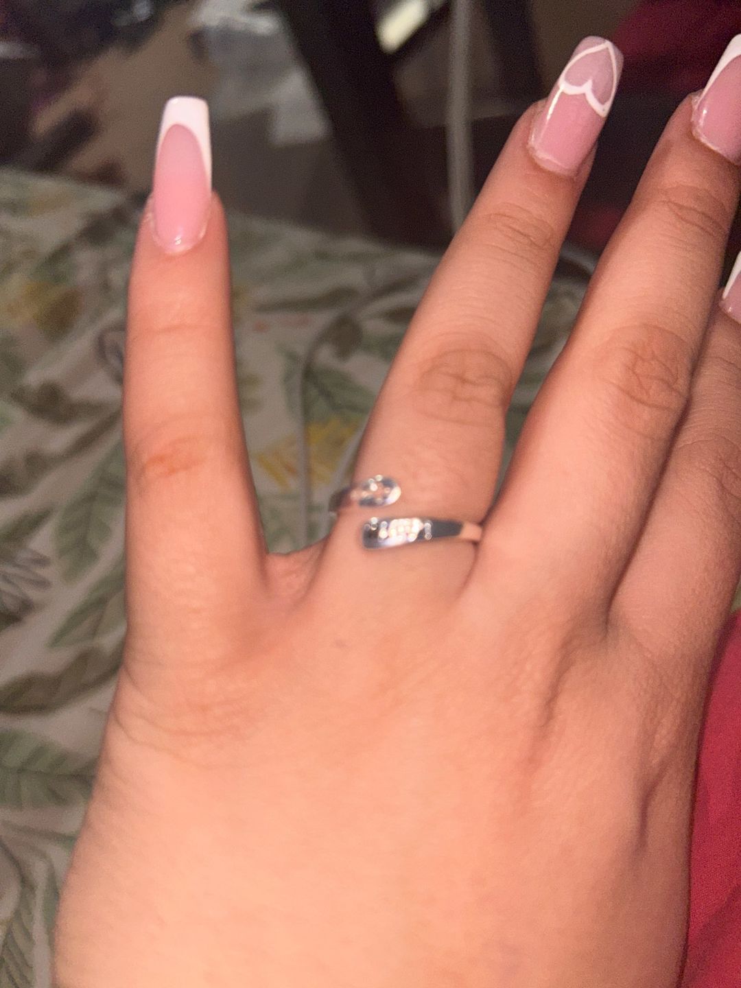 Customer photo review of "FAITH" & Cross Ring in 925 Sterling Silver