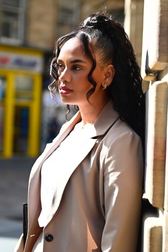 Customer photo review of Knot Earrings