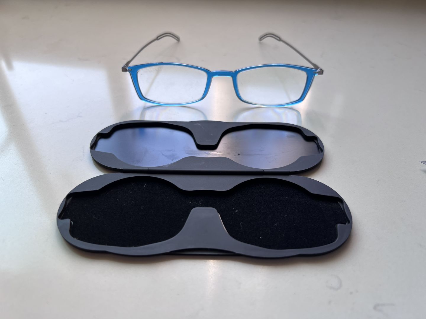 Customer photo review of Brooklyn Full Frame Reading Glasses + Milano Case