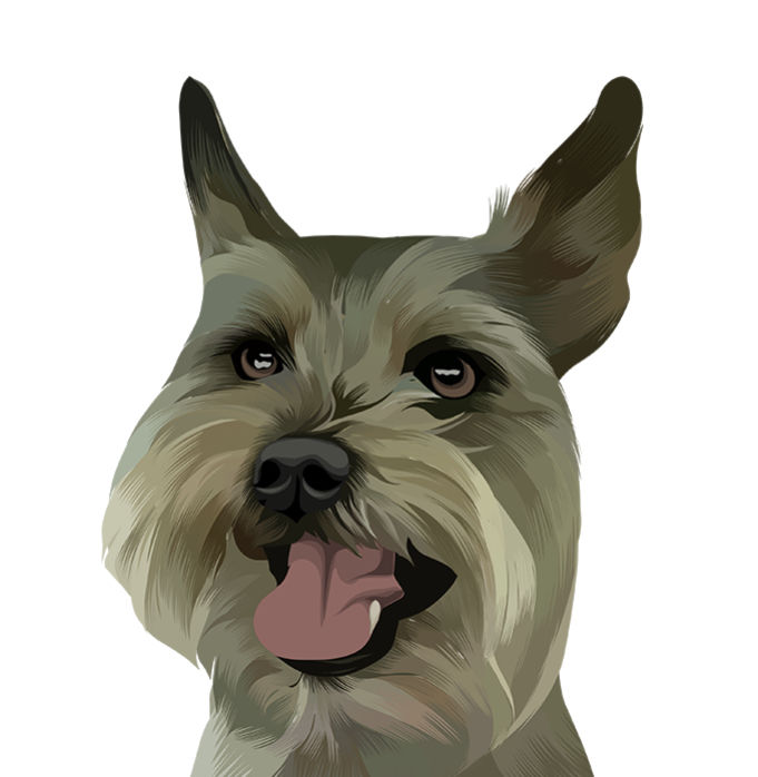 Customer photo review of Custom Pet Portrait Phone Cases