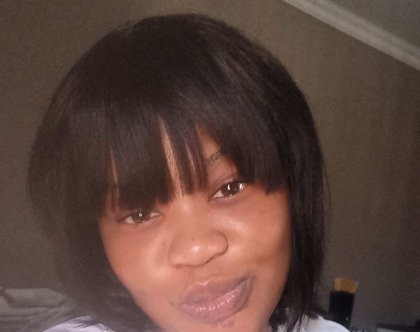 Customer photo review of Brazilian Fringe Bob - 8"