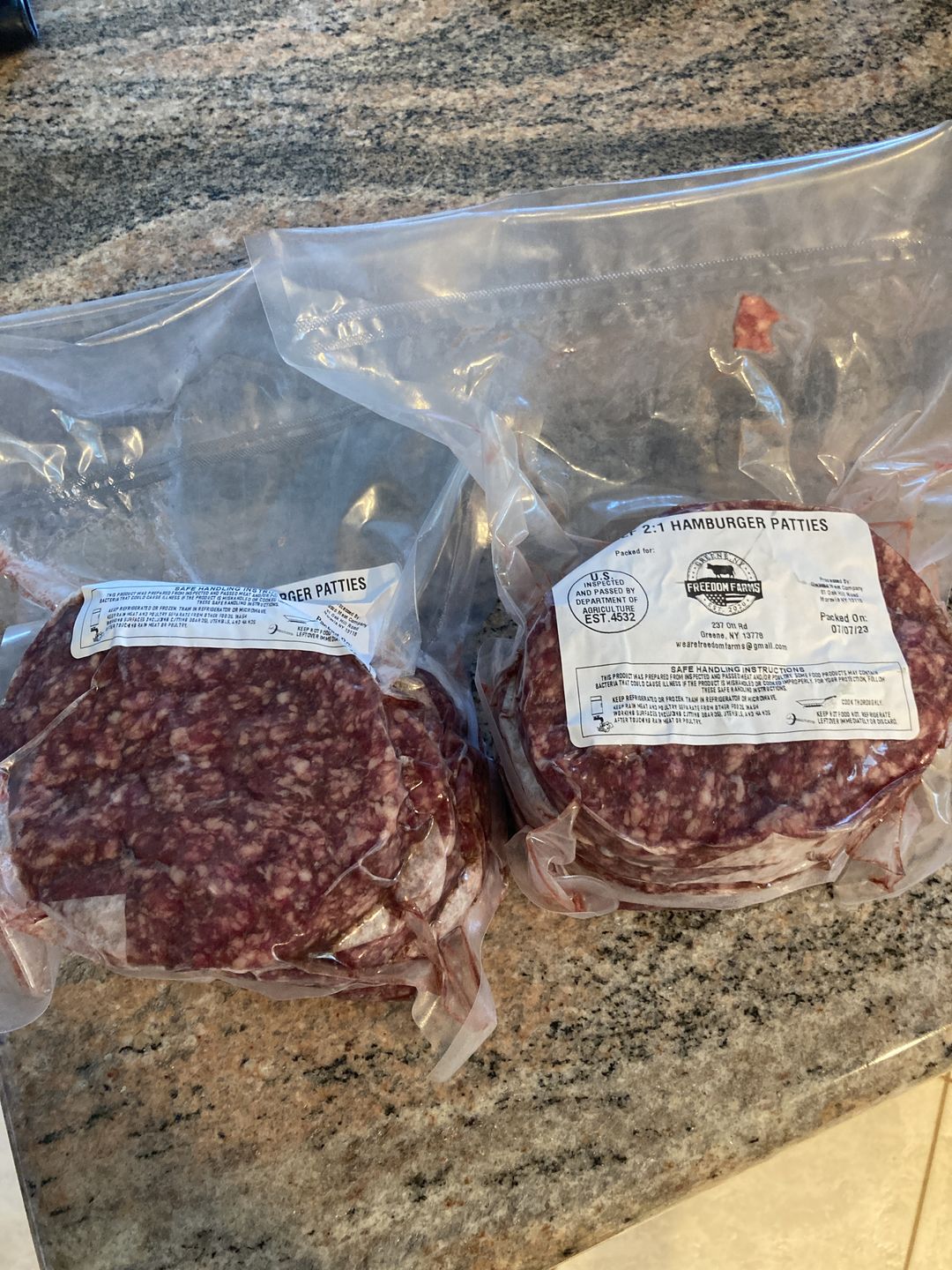 Customer photo review of Best Grass-Fed Burger Box