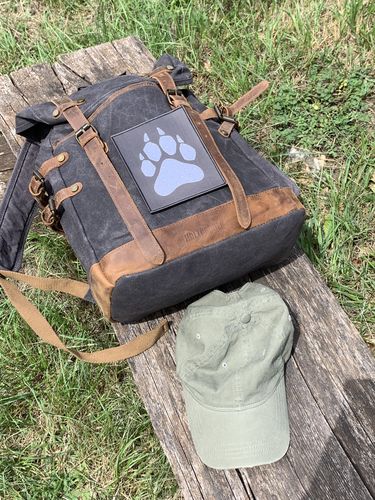 Customer photo review of Rucksack mit Patch (🌲)