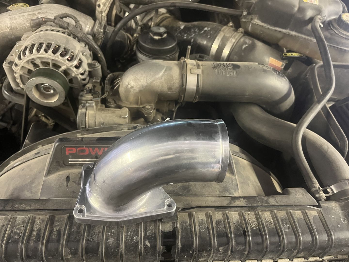 Customer photo review of 2003-2007 Powerstroke KC Intercooler Pipe Kit (301097)