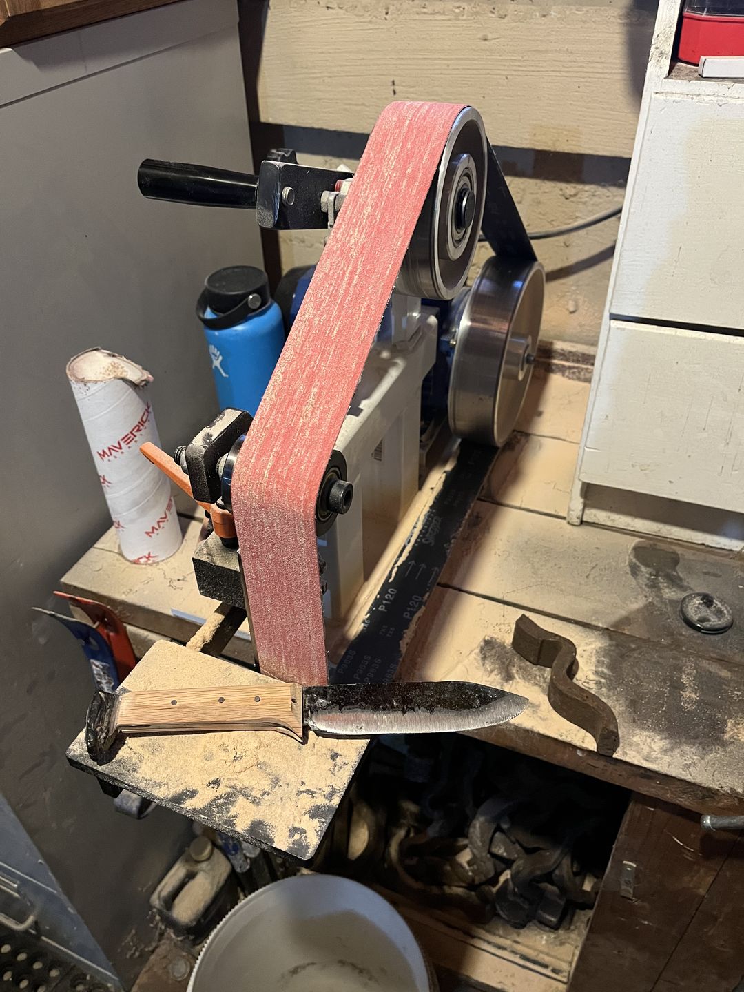 Customer photo review of 2" x 72" Shredder Belt Starter Kit