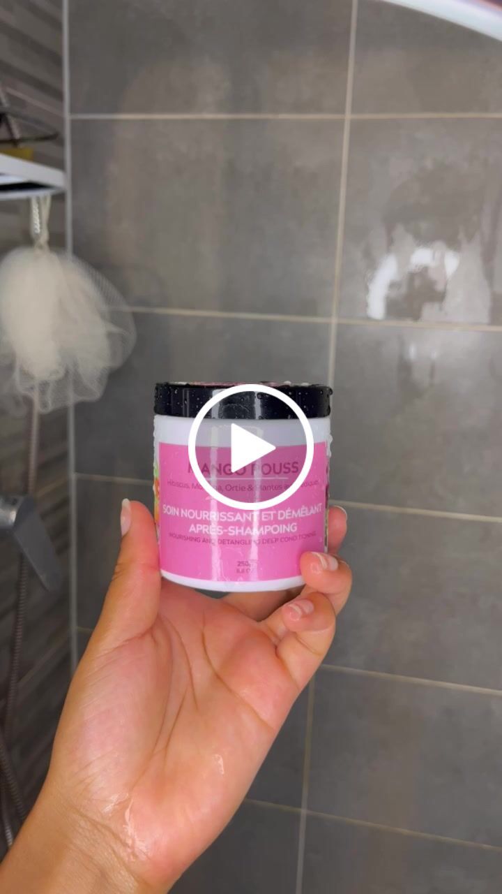 Customer video review of Soin nourrissant et démêlant après-shampoing - POUSS