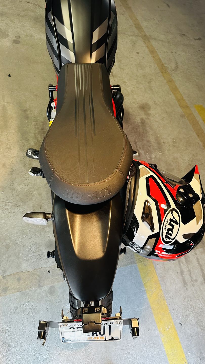 Customer photo review of Ducati Scrambler Helmet Hook (lock)