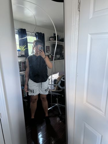 Customer photo review of 'Loyalty' Premium Mesh Shorts