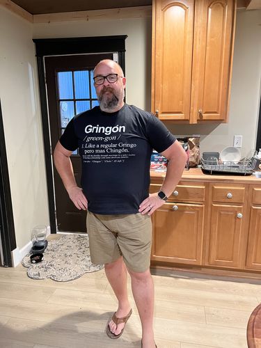 Customer photo review of El Gringon OG Old School T-Shirt