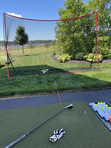 Customer photo review of Golf Net Pro 10x7 ft | Golf Hitting Net