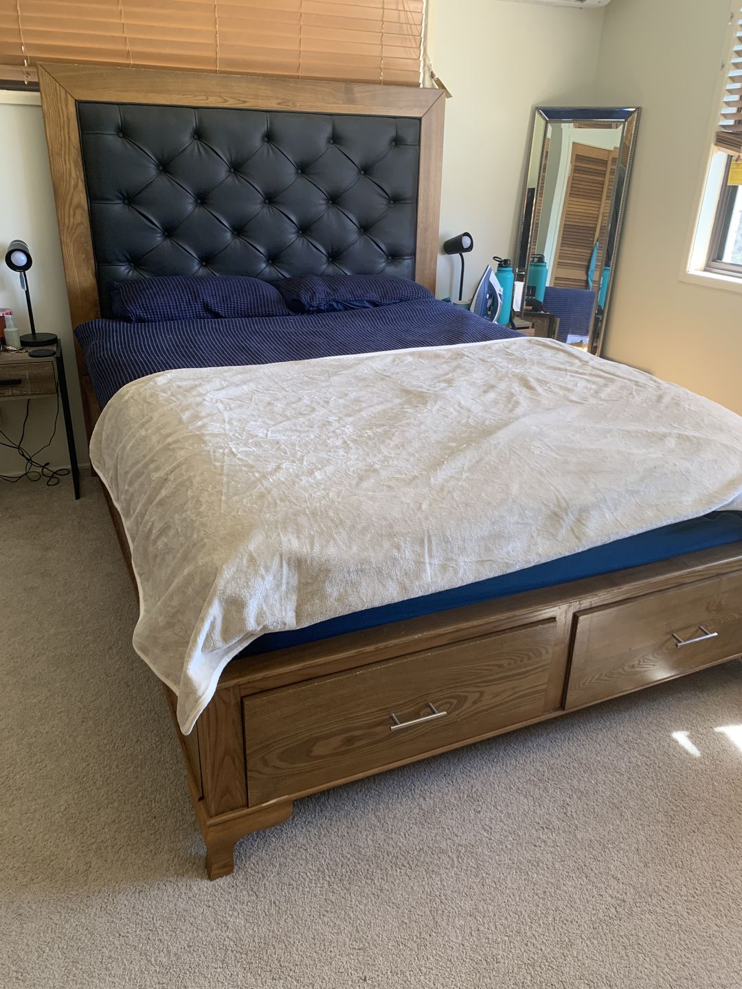 Customer photo review of Waterproof Splash Blanket™️ - Champagne Quilted Fleece