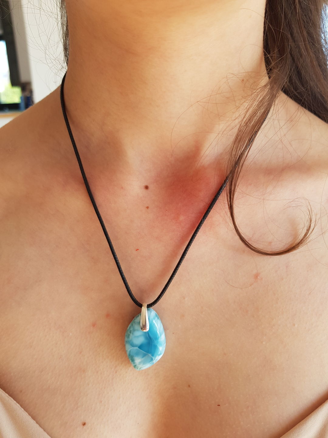 Customer photo review of Larimar pendentif