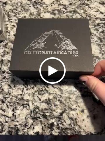 Customer video review of AQUA BLUE CAT'S EYE STONE DICE SET