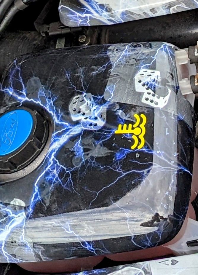 Customer photo review of Custom Cap Vinyl Sticker Set