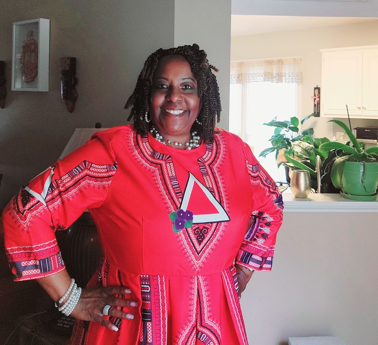 Customer photo review of *Dashiki Dress- Delta
