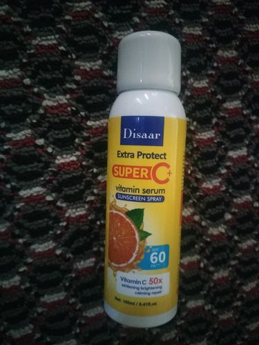 Customer photo review of Disaar SPF60 Vitamin C Serum Sunblock 160ml