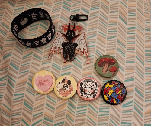 Customer photo review of Mystery Keychain Packs!