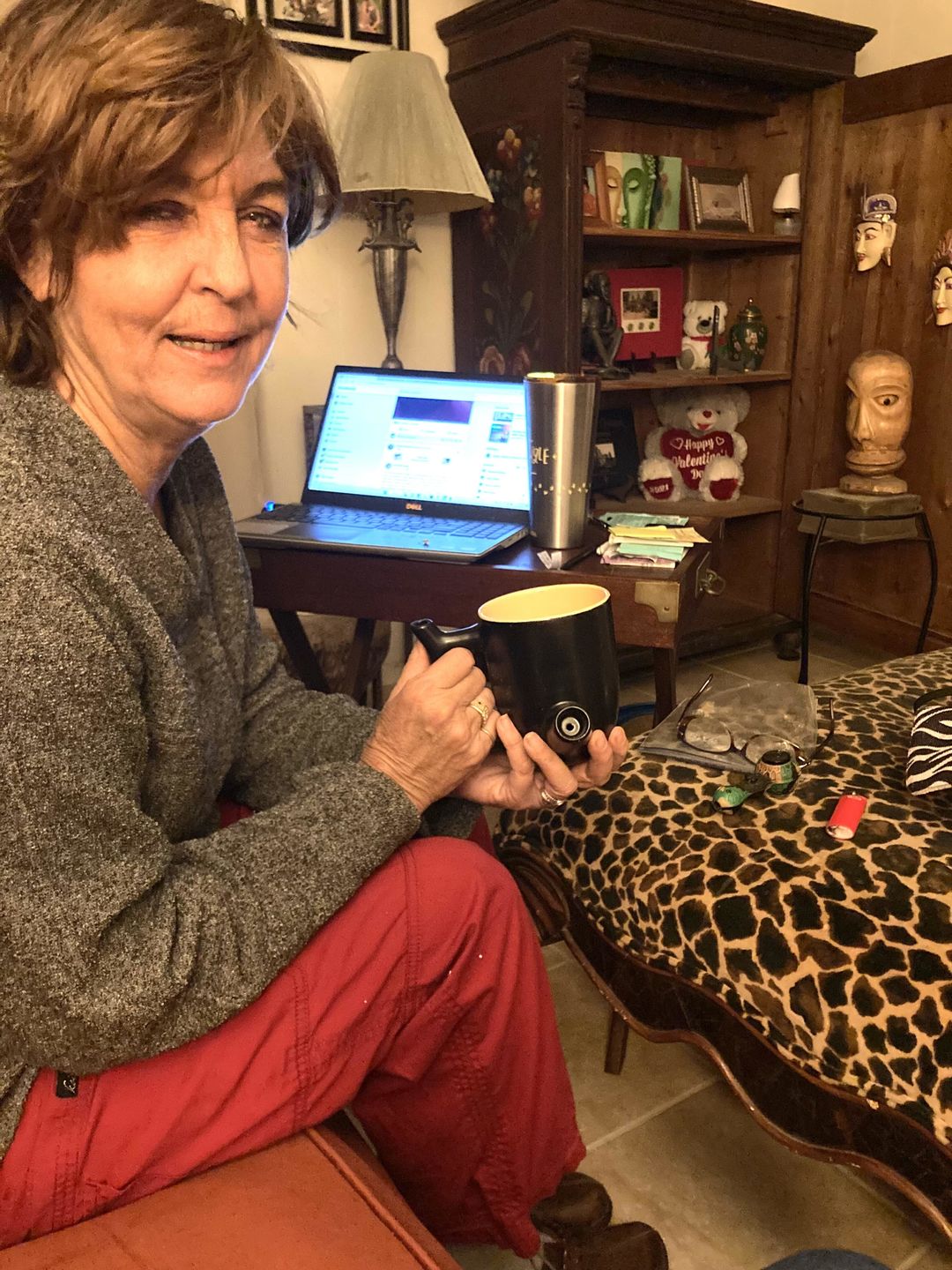 Customer photo review of Wake and Bake Coffee Pipe Mug