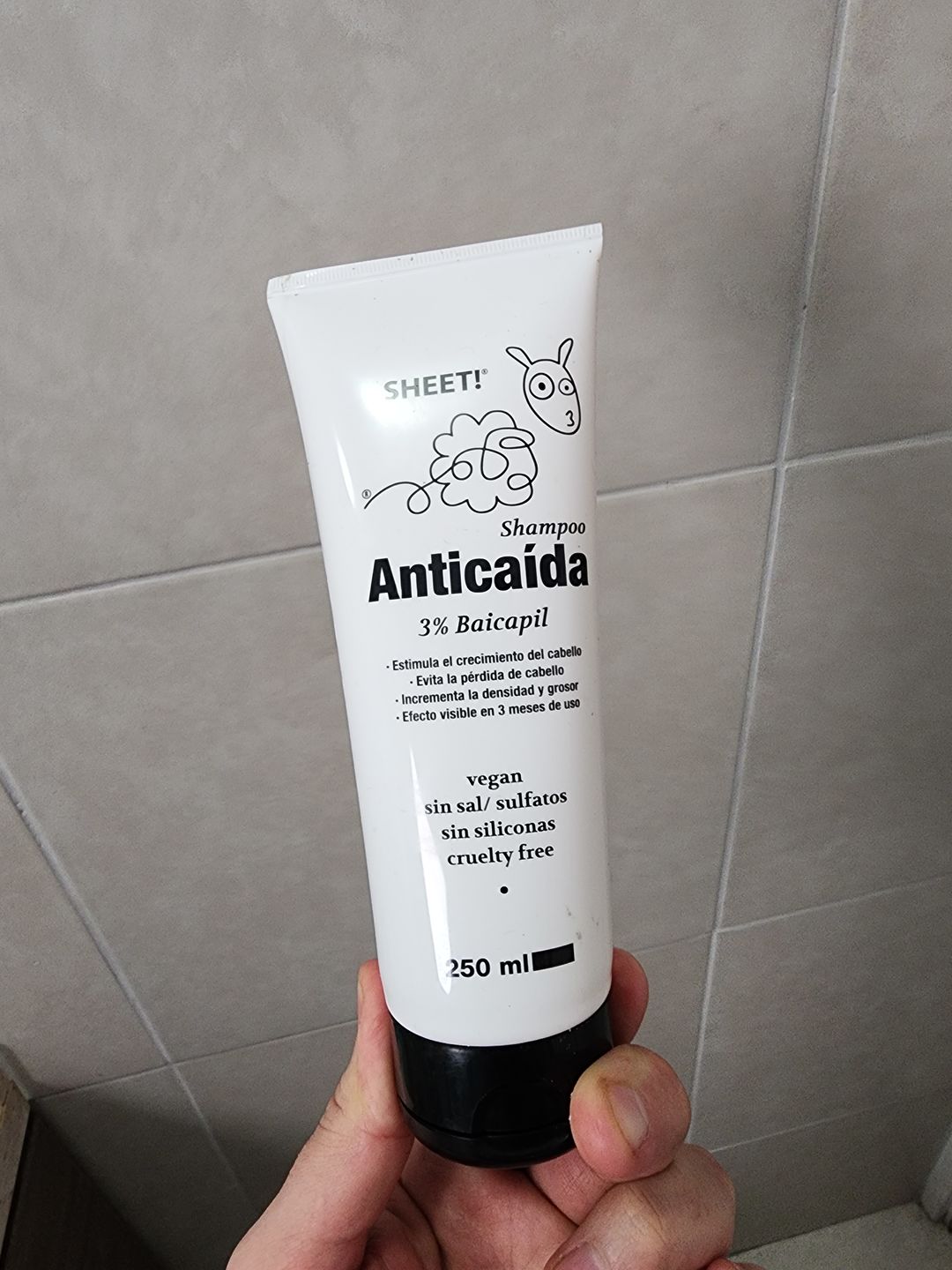 Customer photo review of Tratamiento anticaída 1 mes + Biotina