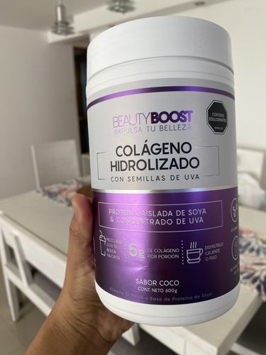 Customer photo review of COLÁGENO HIDROLIZADO CON VITAMINA C, D3, BIOTINA Y SEMILLAS DE UVA