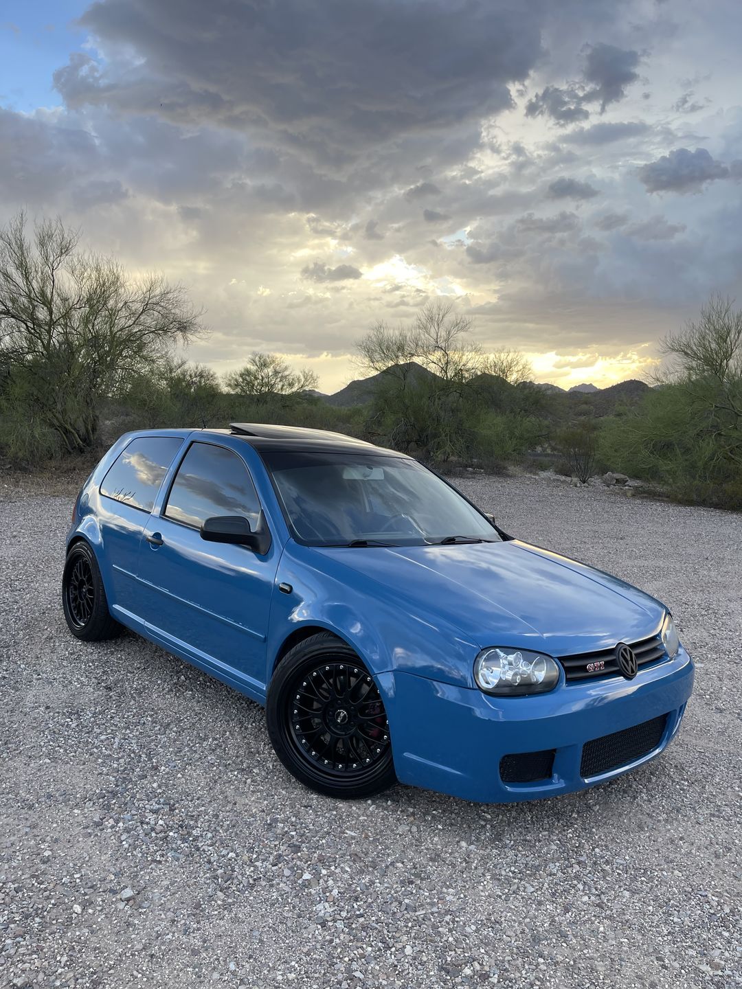 Customer photo review of High Glossy Laguna Blue Vinyl Wrap