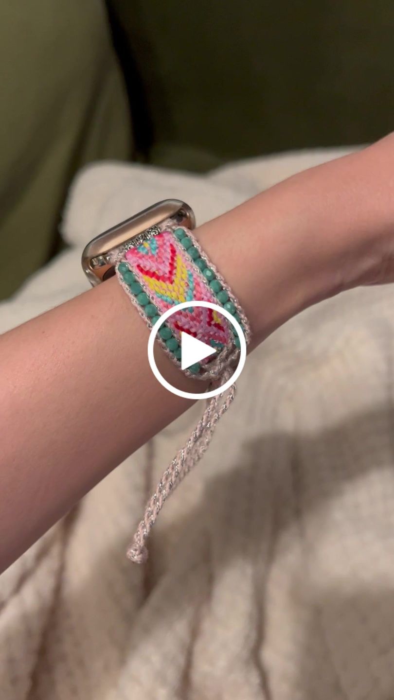 Customer video review of Pink Lemonade Apple Watch Strap
