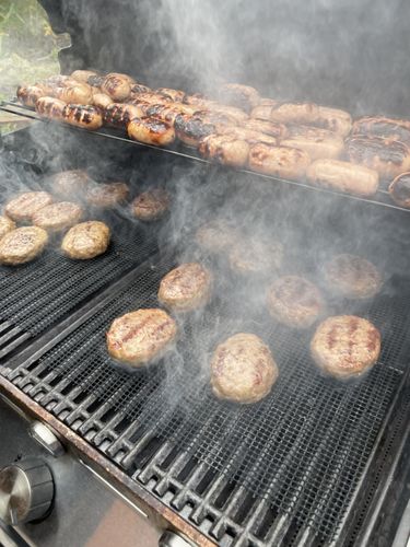 Customer photo review of Hirundo Non-stick BBQ grill mesh mat