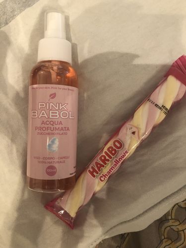 Customer photo review of Acqua profumata viso corpo e capelli