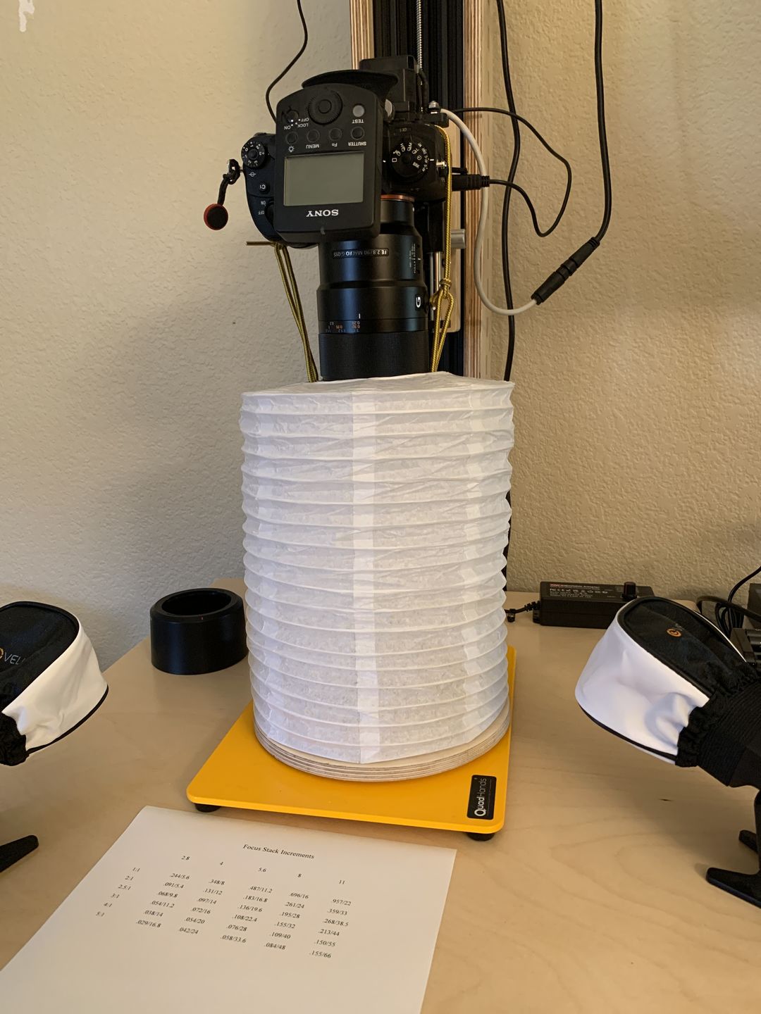Customer photo review of 8" White Cylinder Unique Shaped Paper Lantern
