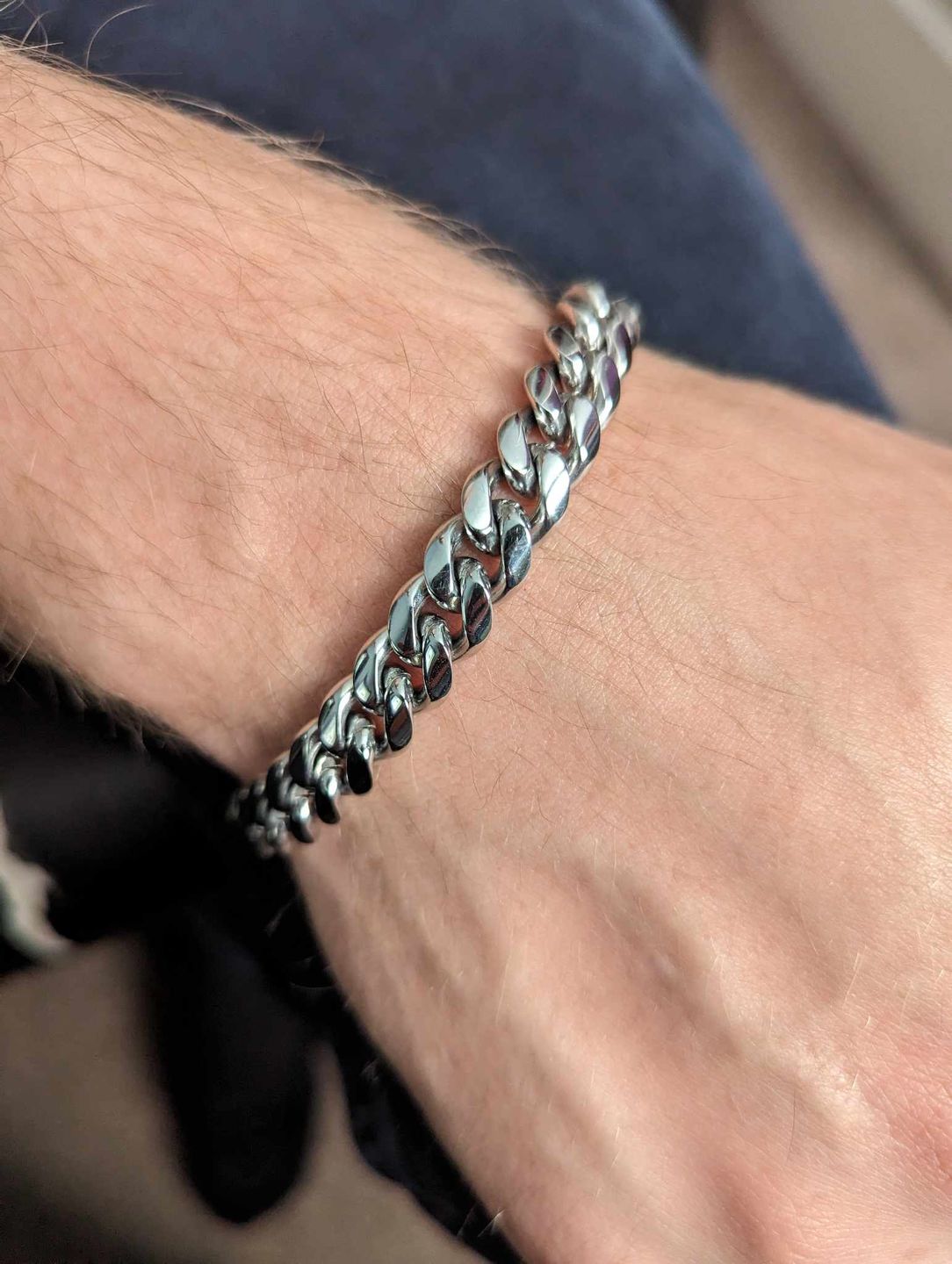 Customer photo review of The Rock SOLID Chain 10mm Bracelet