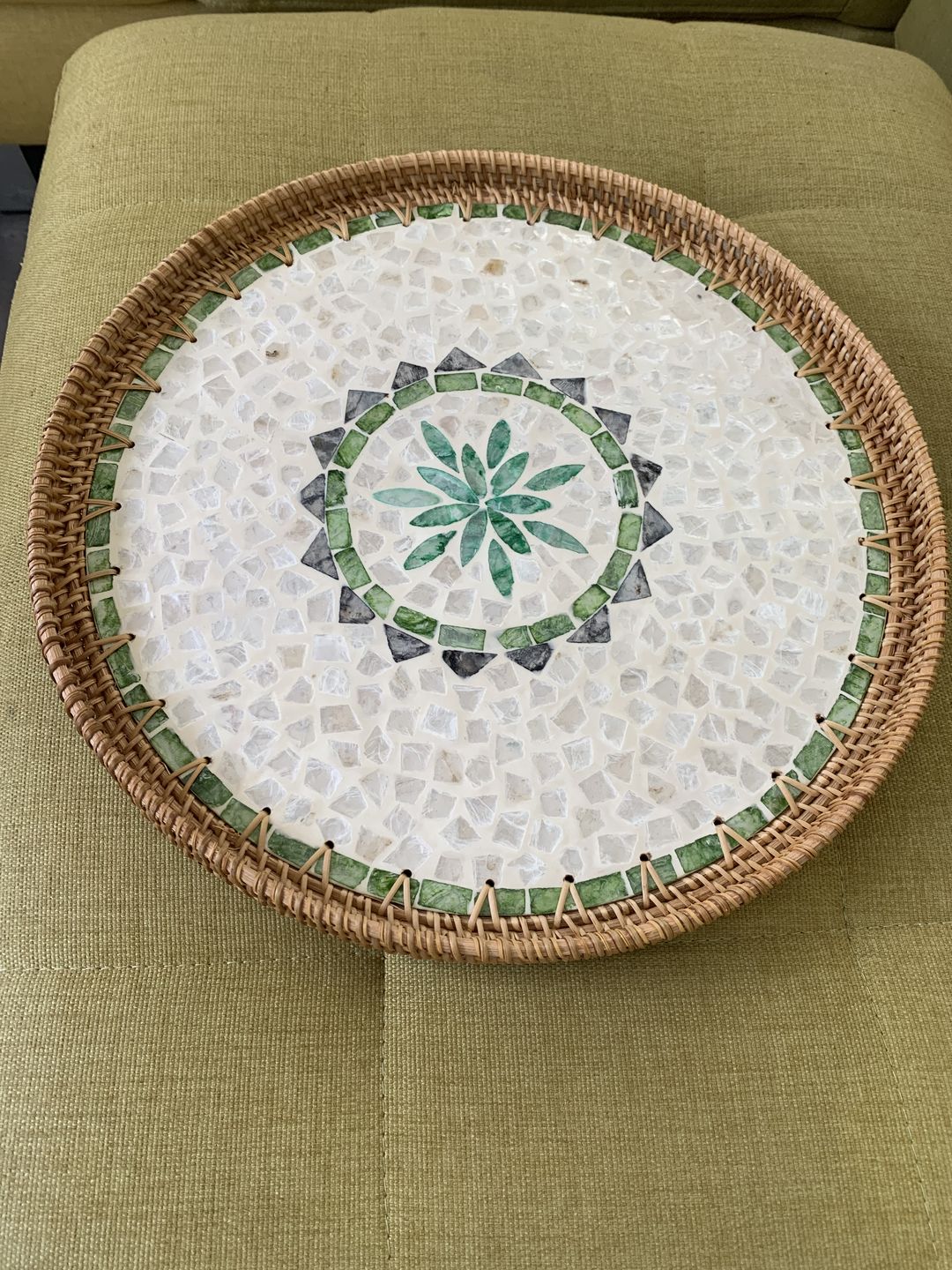 Customer photo review of Oasis Rattan Dispay Tray
