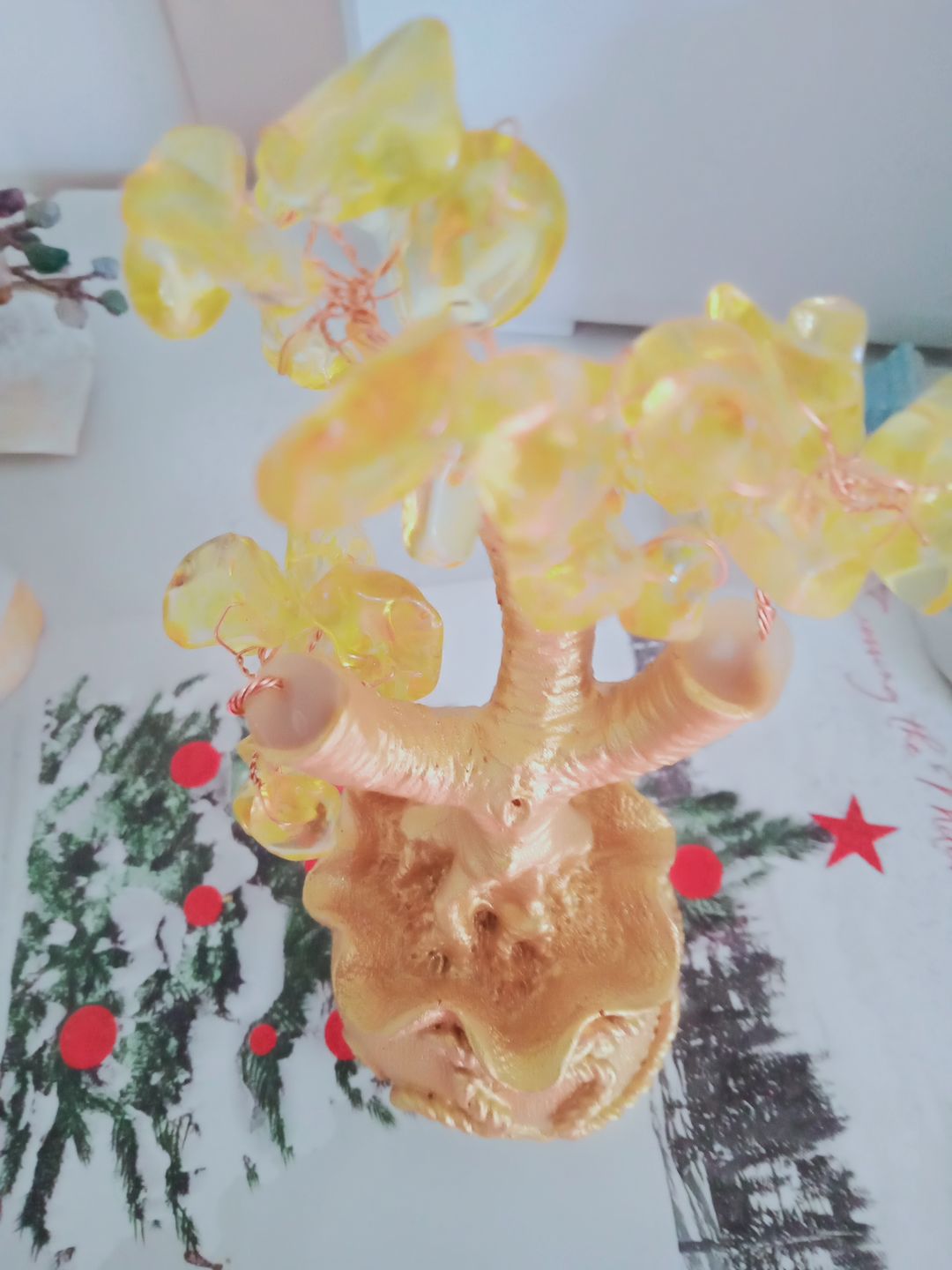Customer photo review of Feng Shui Citrine Money Tree Wealth Ornaments
