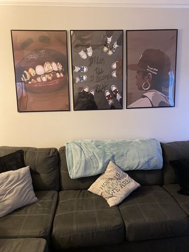Customer photo review of "Trust the process"