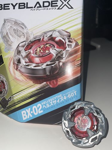 Customer photo review of [IN-STOCK] TAKARA TOMY Hellsscythe 4-60T Beyblade X Starter BX-02 | Beyblade X