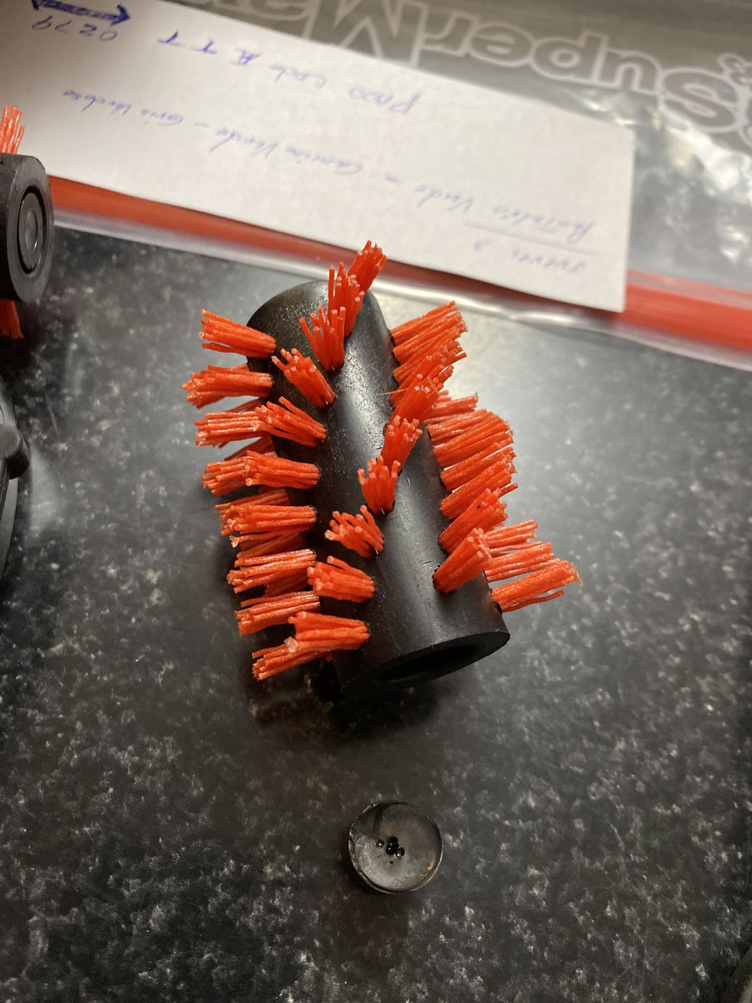 Customer photo review of Grillbot Grill Cleaning Robot