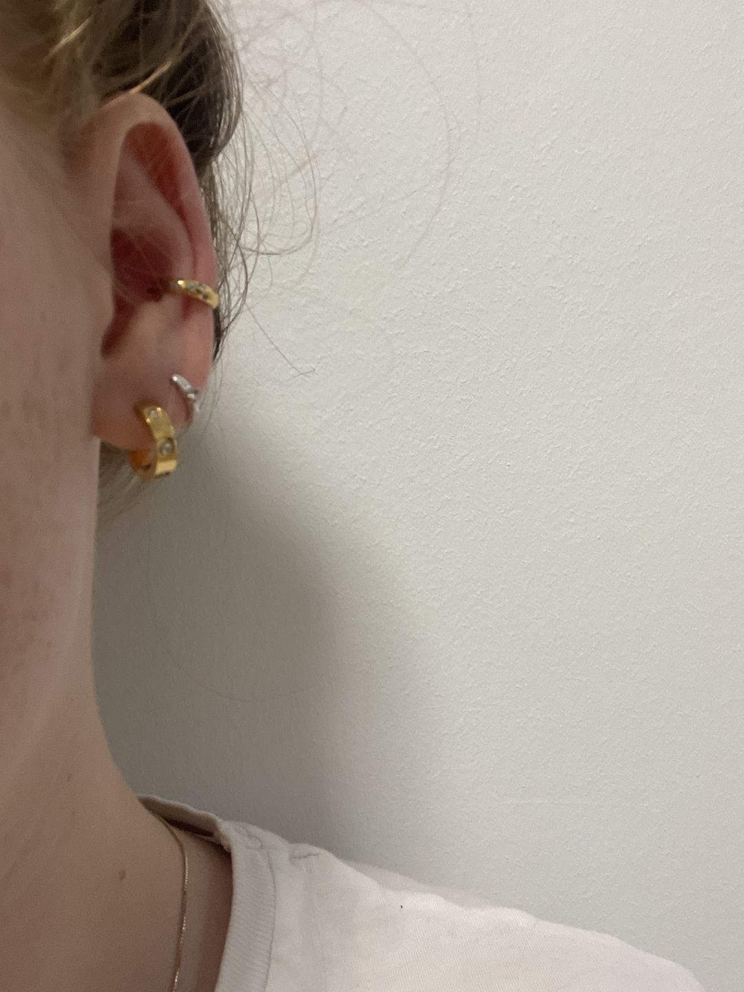 Customer photo review of Arianna Ohrstecker | 18K vergoldet