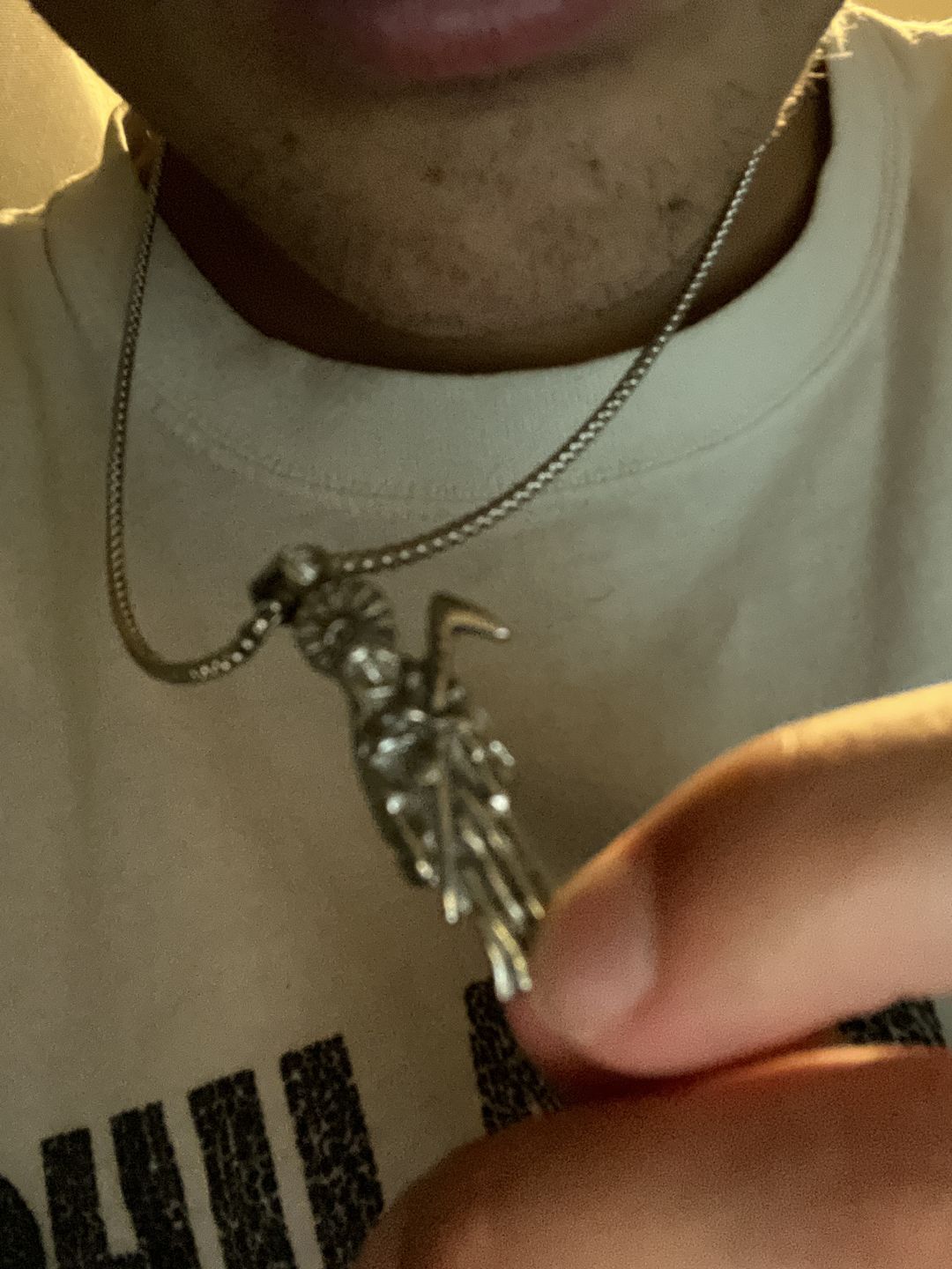 Customer photo review of SANTA MUERTE PENDANT