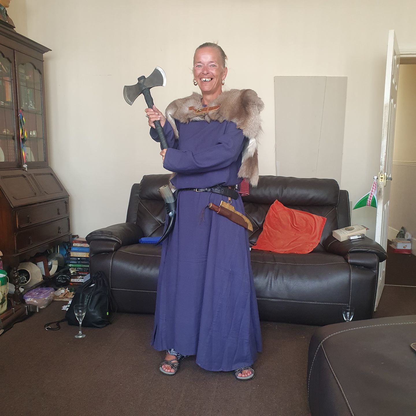 Customer photo review of Reindeer Hide Mantle