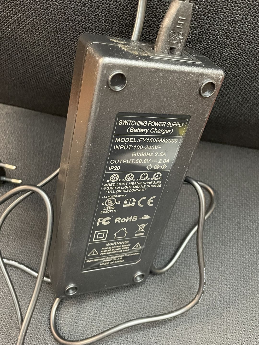 Customer photo review of Nanrobot  Electric Scooter Charger