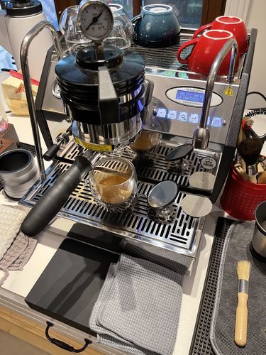 Customer photo review of Espresso Shot Mirror